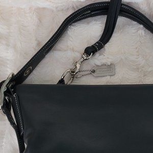 Coach East West Legacy Fringe Tassel Silver Tag
